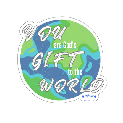 Gift to the World Kiss-Cut Sticker