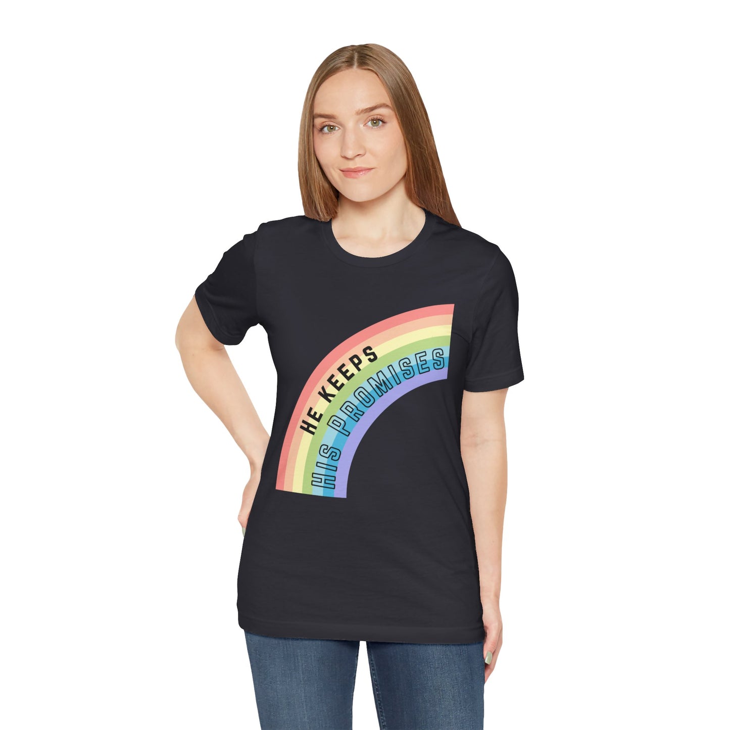 "He Keeps His Promises" Unisex Jersey Short Sleeve Tee