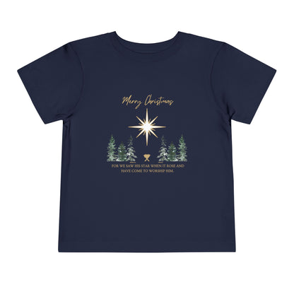 Merry Christmas Toddler Short Sleeve Tee