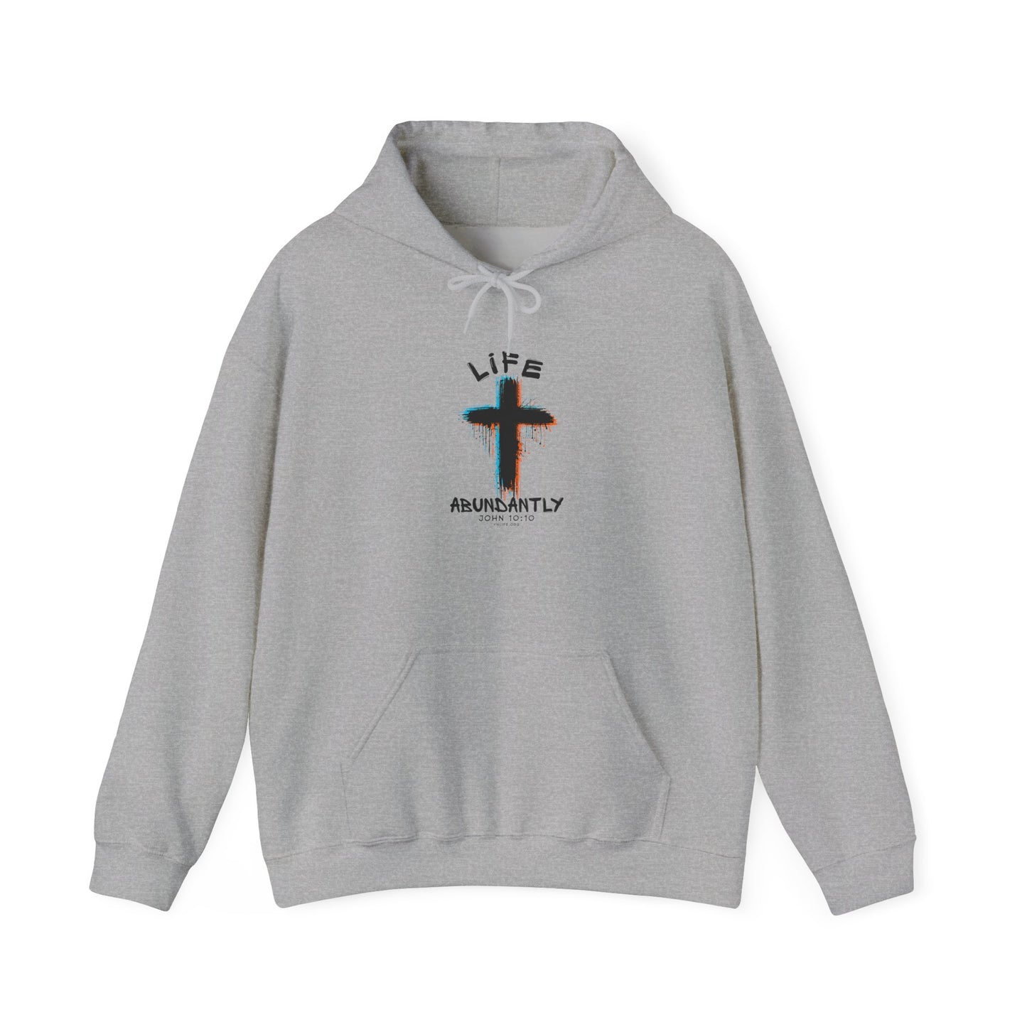 Life Abundantly Multicolor Hooded Sweatshirt