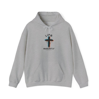 Life Abundantly Multicolor Hooded Sweatshirt