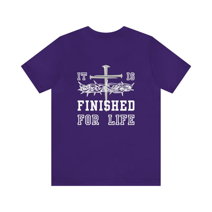 It Is Finished Unisex Jersey Short Sleeve Tee
