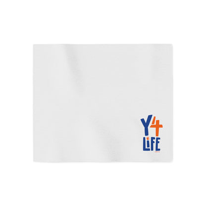 Y4Life White Sweatshirt Blanket