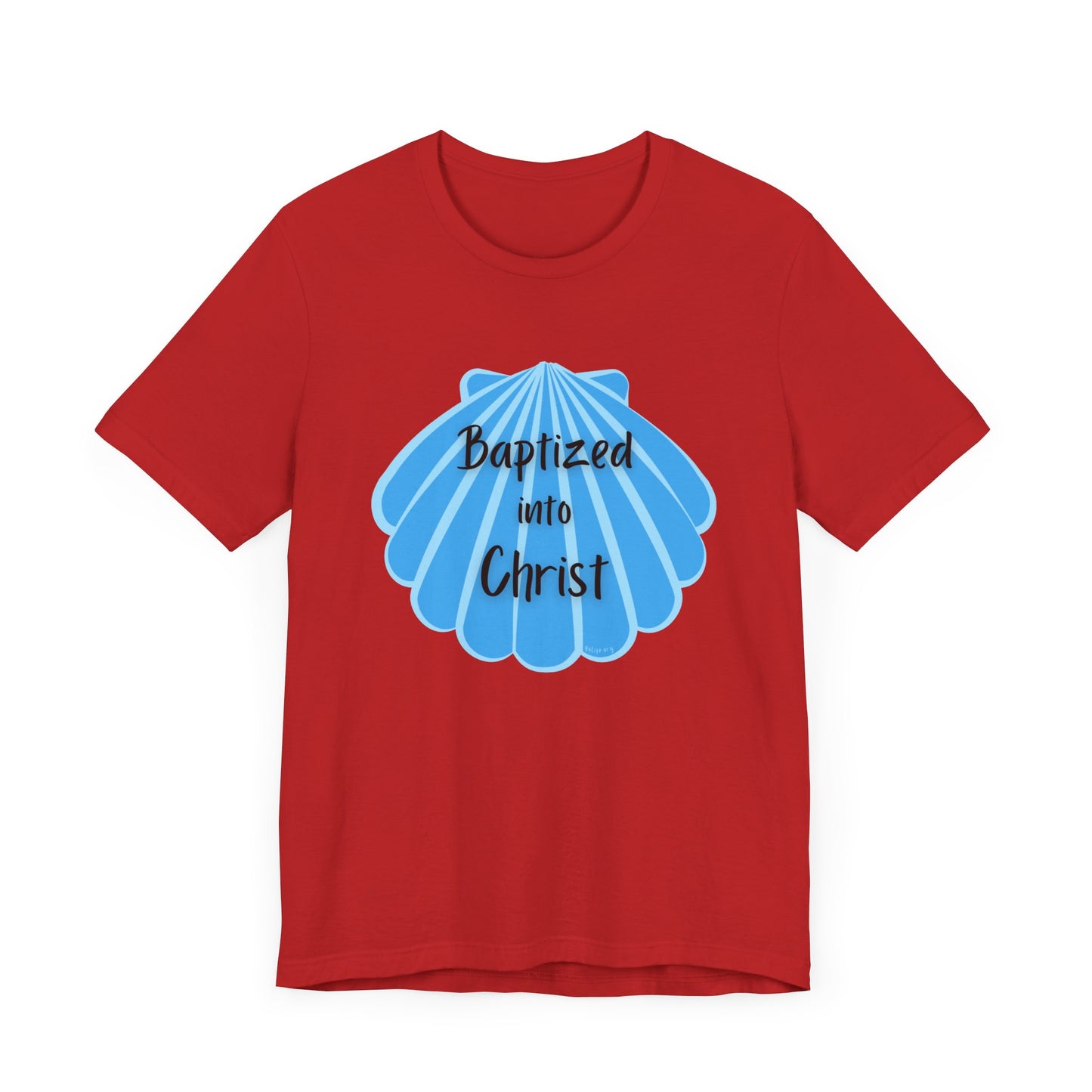 "Baptized into Christ" Unisex Jersey Short Sleeve Tee