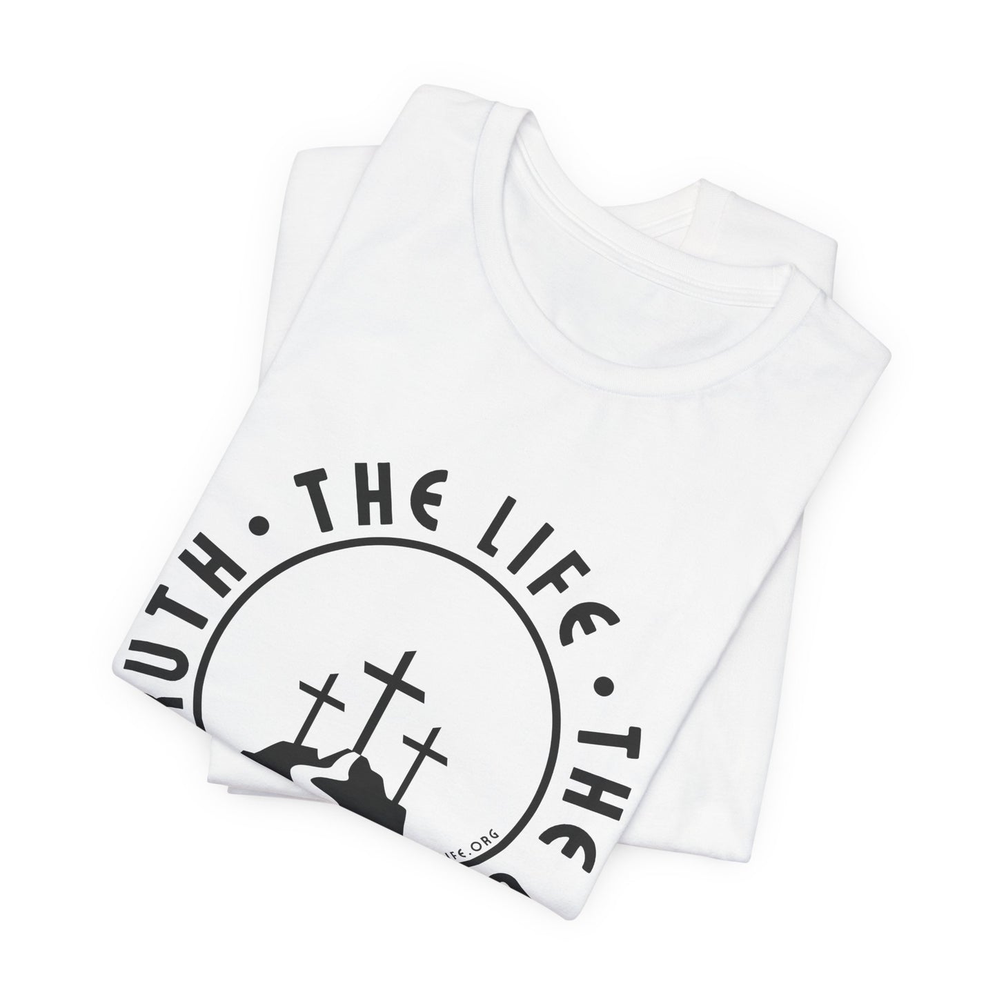 John 14:6 Single Color Short Sleeve Tee