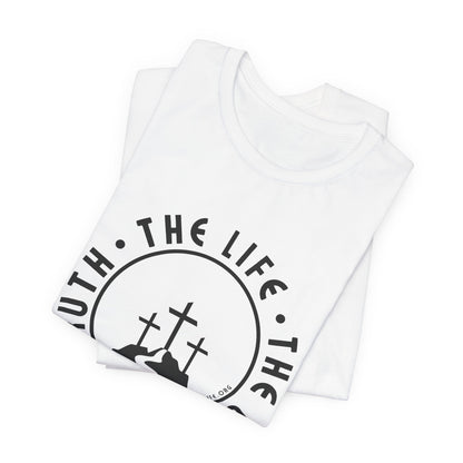 John 14:6 Single Color Short Sleeve Tee