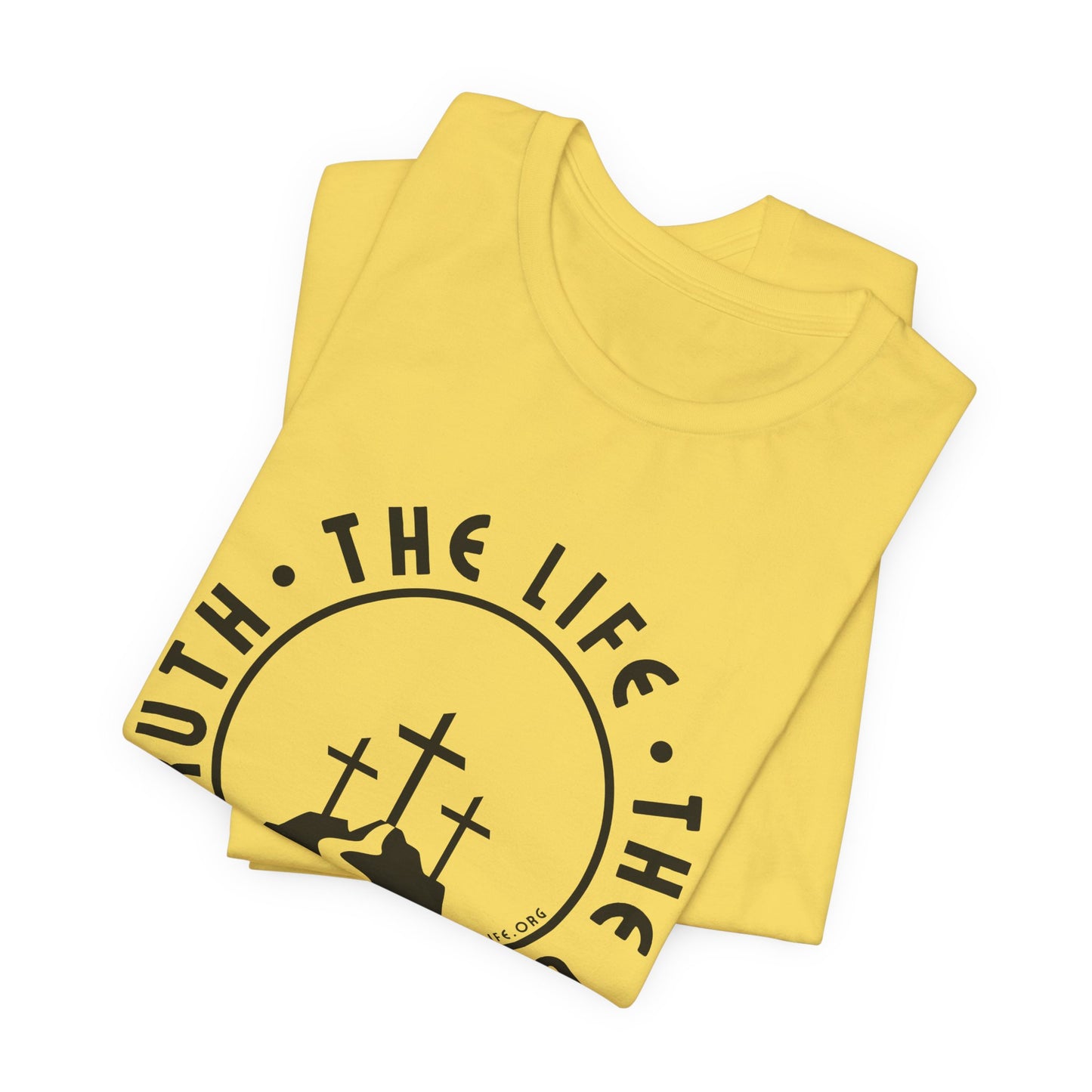 John 14:6 Single Color Short Sleeve Tee
