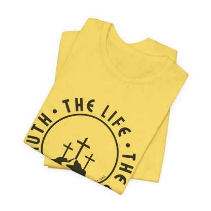 John 14:6 Single Color Short Sleeve Tee