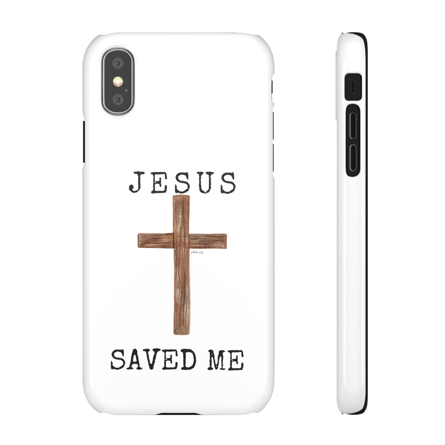 Jesus Saved Me Snap Cases