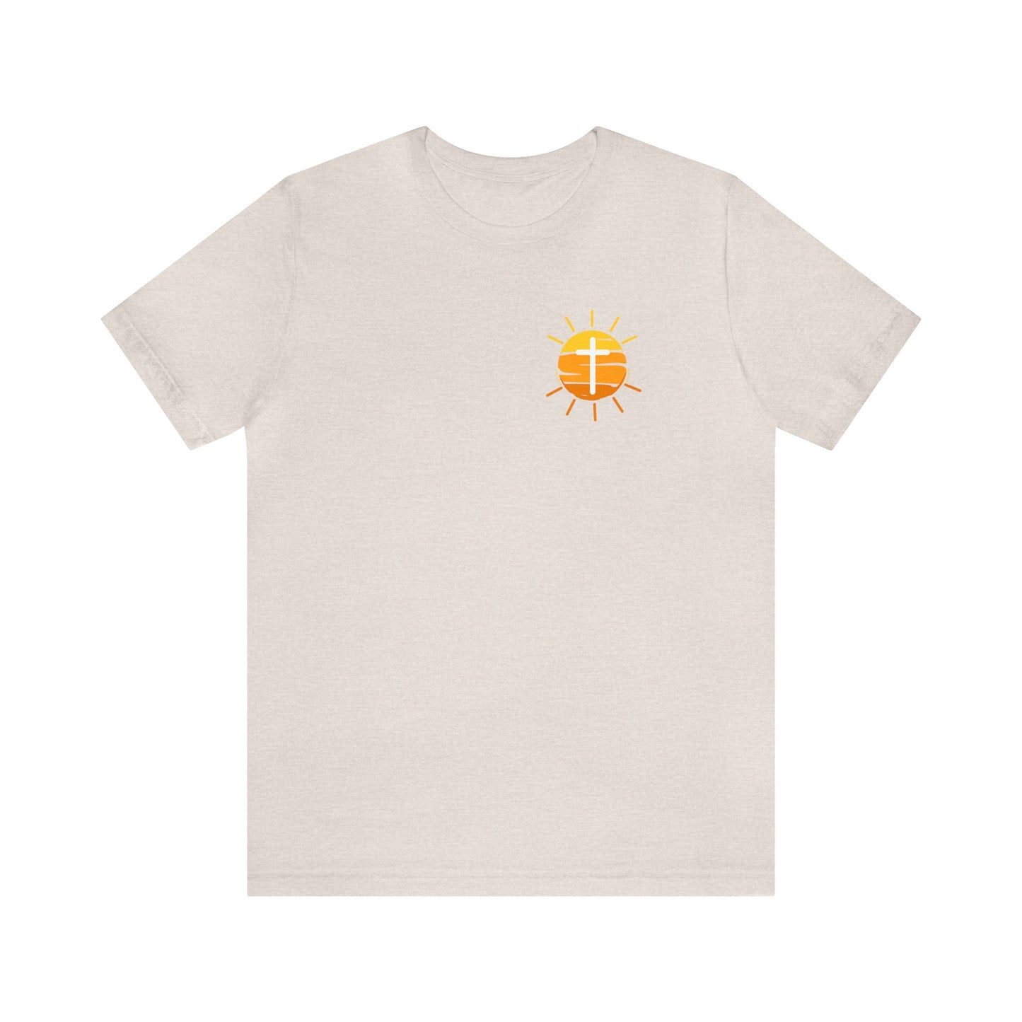 John 8:12 Unisex Jersey Short Sleeve Tee