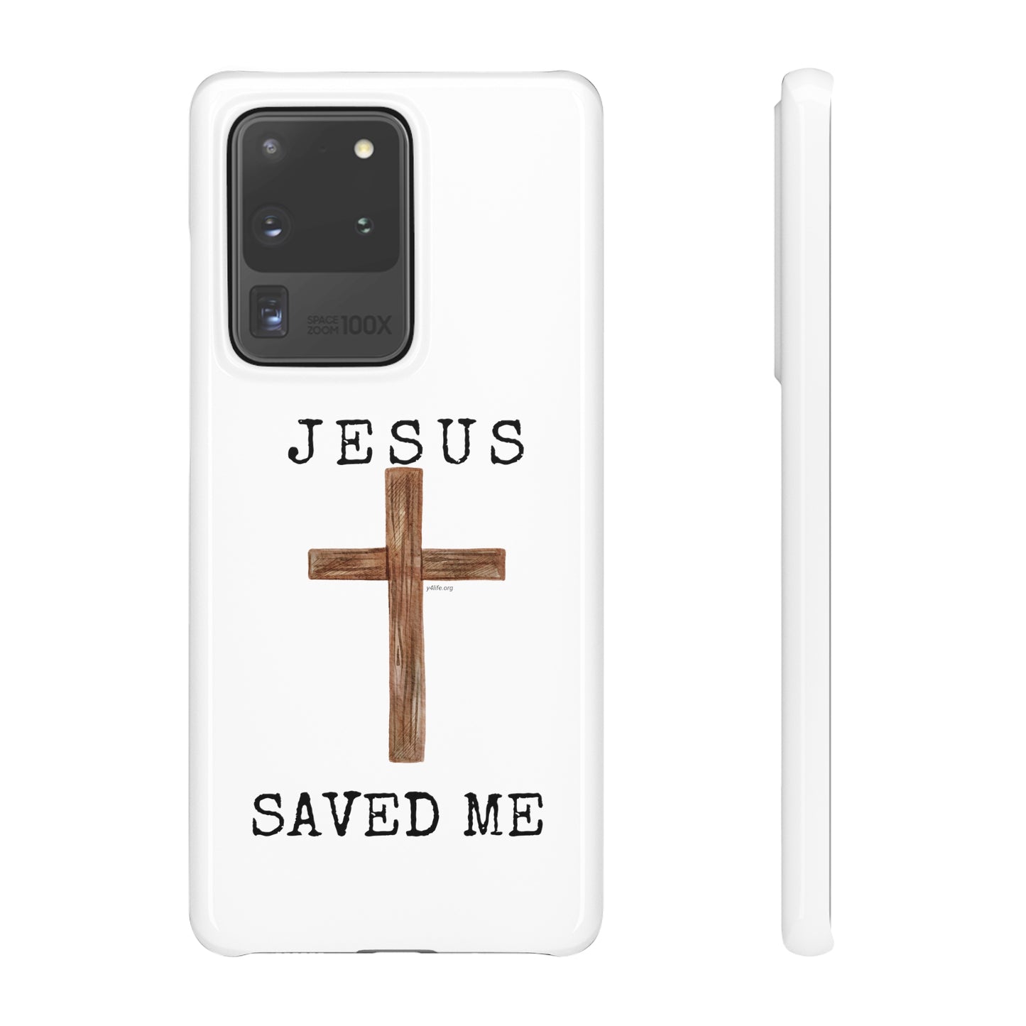 Jesus Saved Me Snap Cases