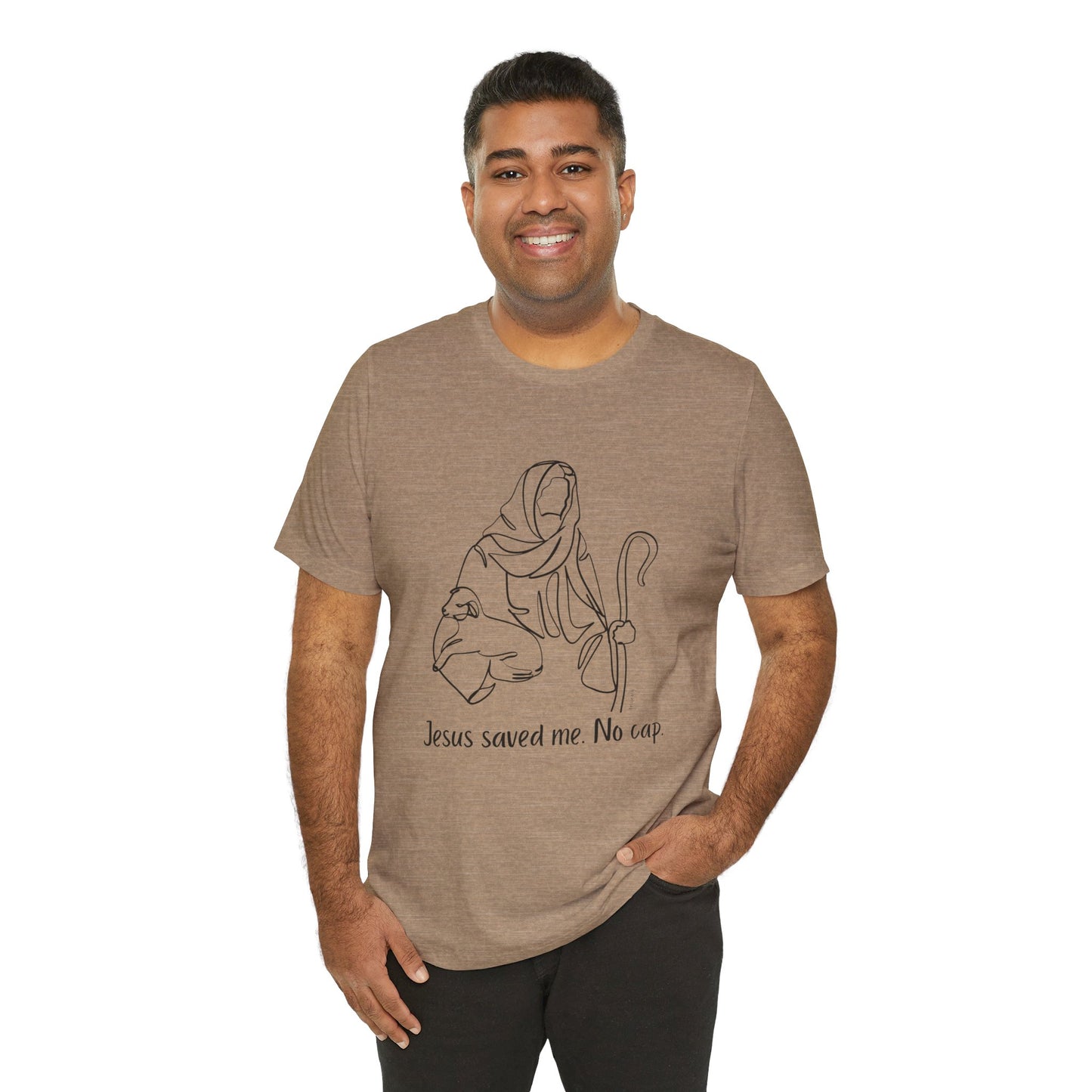 "Jesus Saved Me" Unisex Jersey Short Sleeve Tee