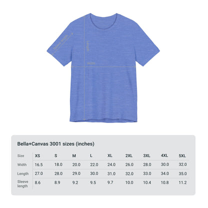 "Jesus Saved Me" Unisex Jersey Short Sleeve Tee
