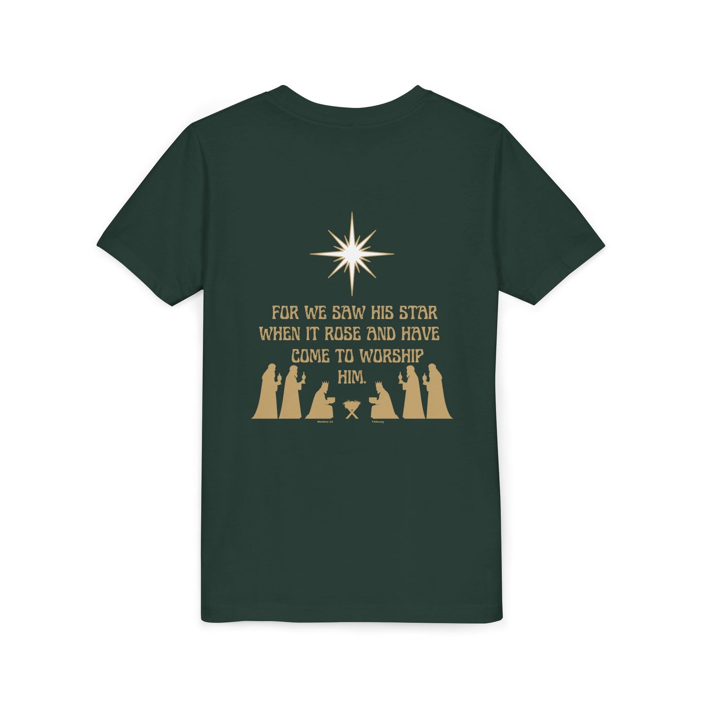 For We Saw His Star Youth Short Sleeve Tee