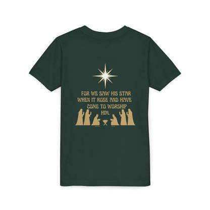 For We Saw His Star Youth Short Sleeve Tee