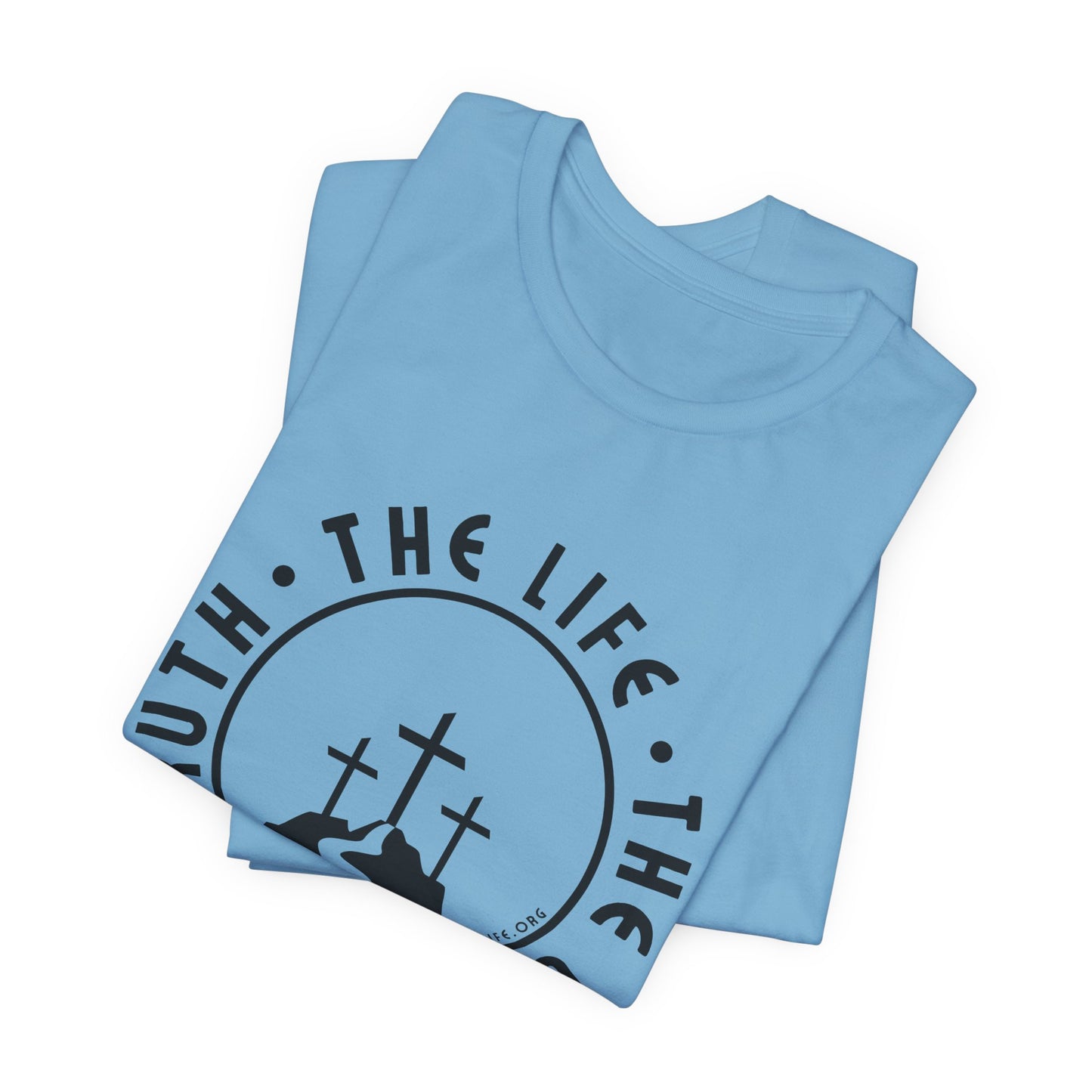 John 14:6 Single Color Short Sleeve Tee
