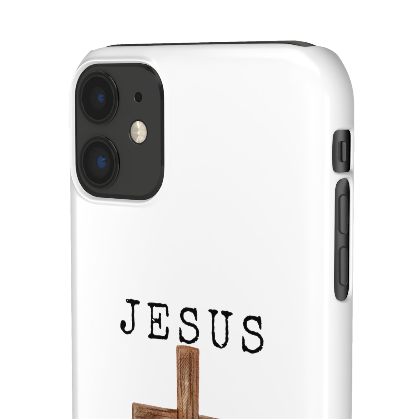 Jesus Saved Me Snap Cases