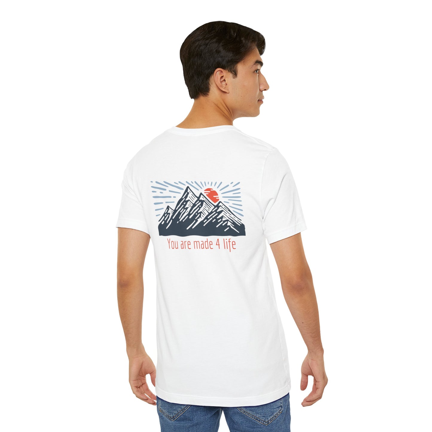 Mountain Made 4 Life Unisex Jersey Short Sleeve Tee