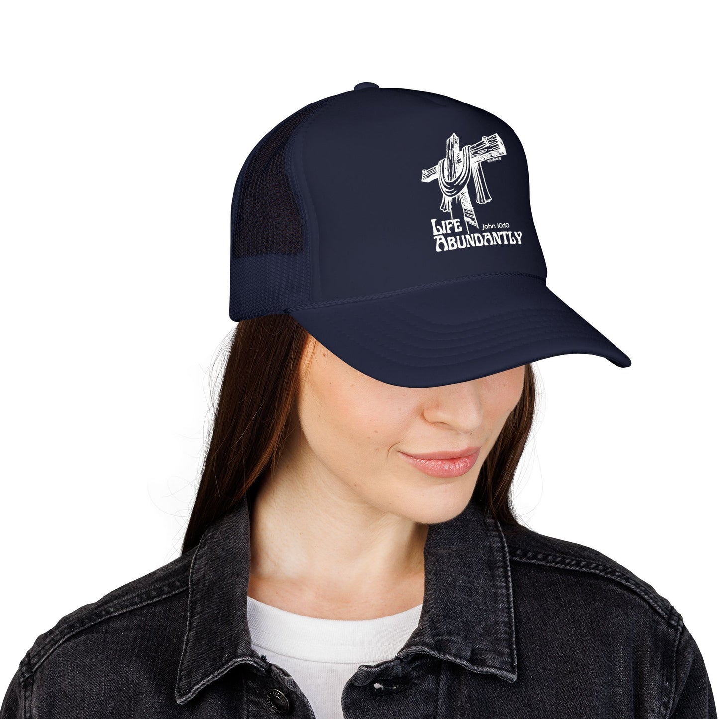 Life Abundantly Foam Trucker Hat