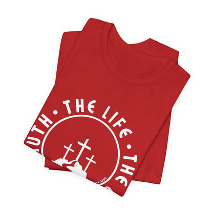 John 14:6 Single Color Short Sleeve Tee