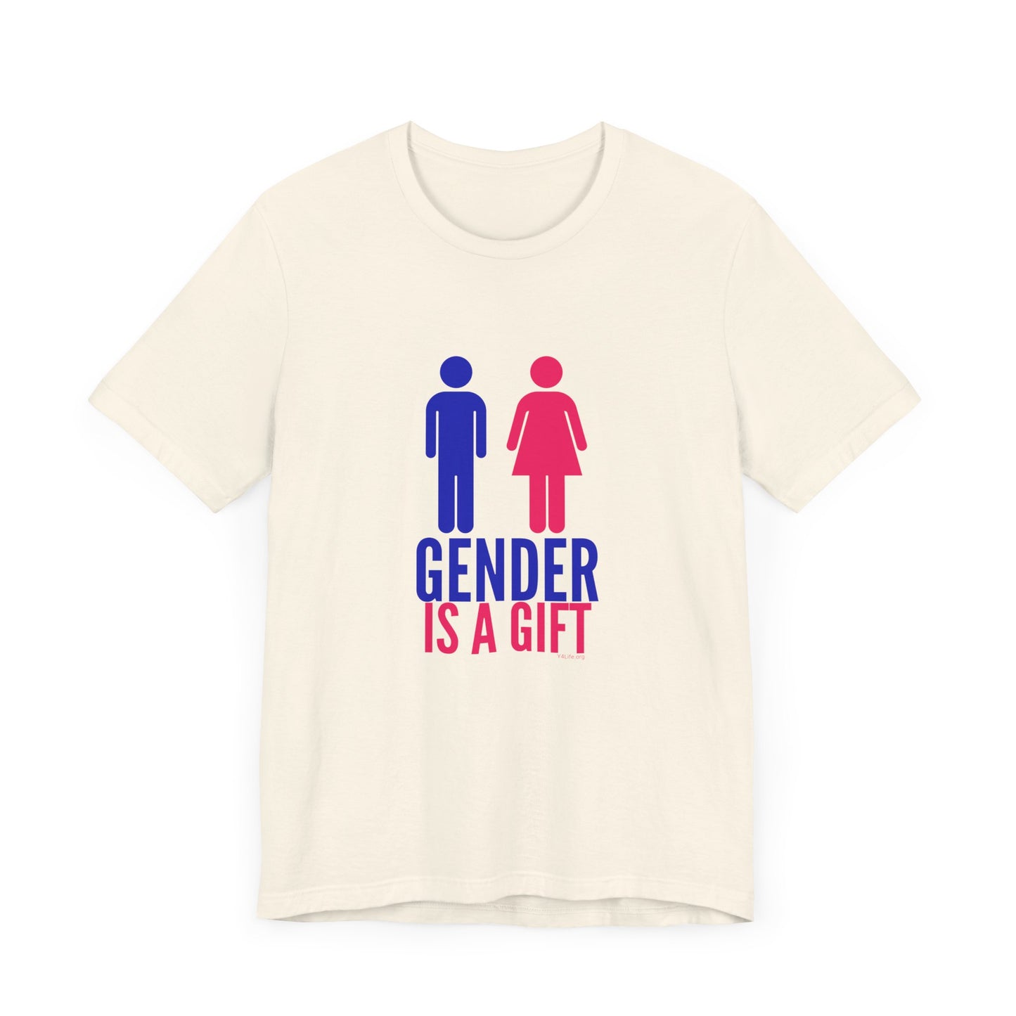"Gender is a Gift" (full bodies) Unisex Jersey Short Sleeve Tee