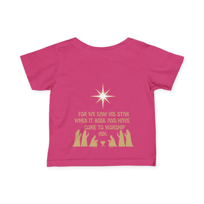 For We Saw His Star Infant Fine Jersey Tee
