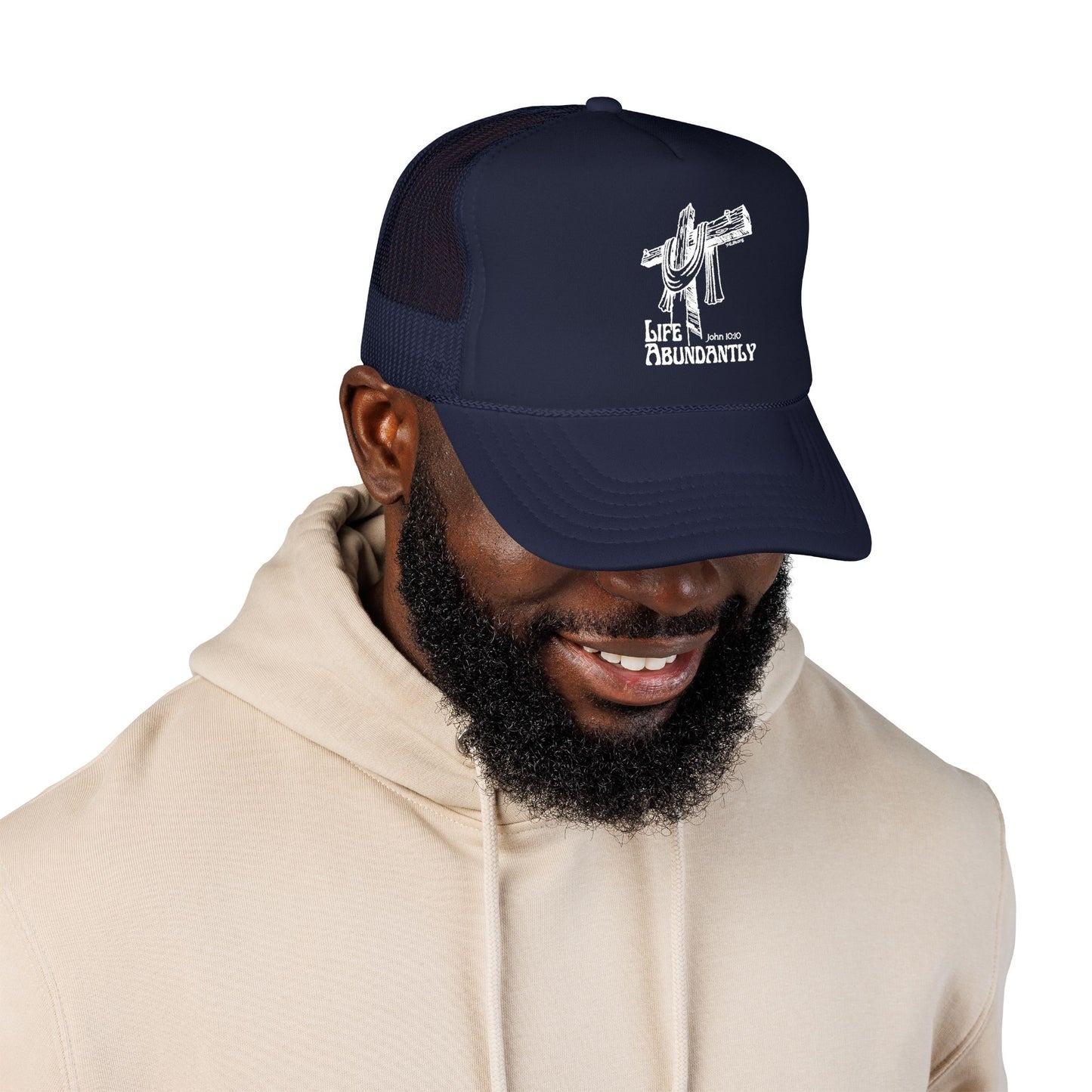 Life Abundantly Foam Trucker Hat