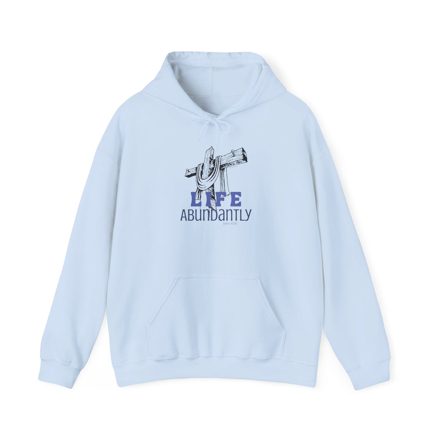 Life Abundantly Monochrome Hooded Sweatshirt