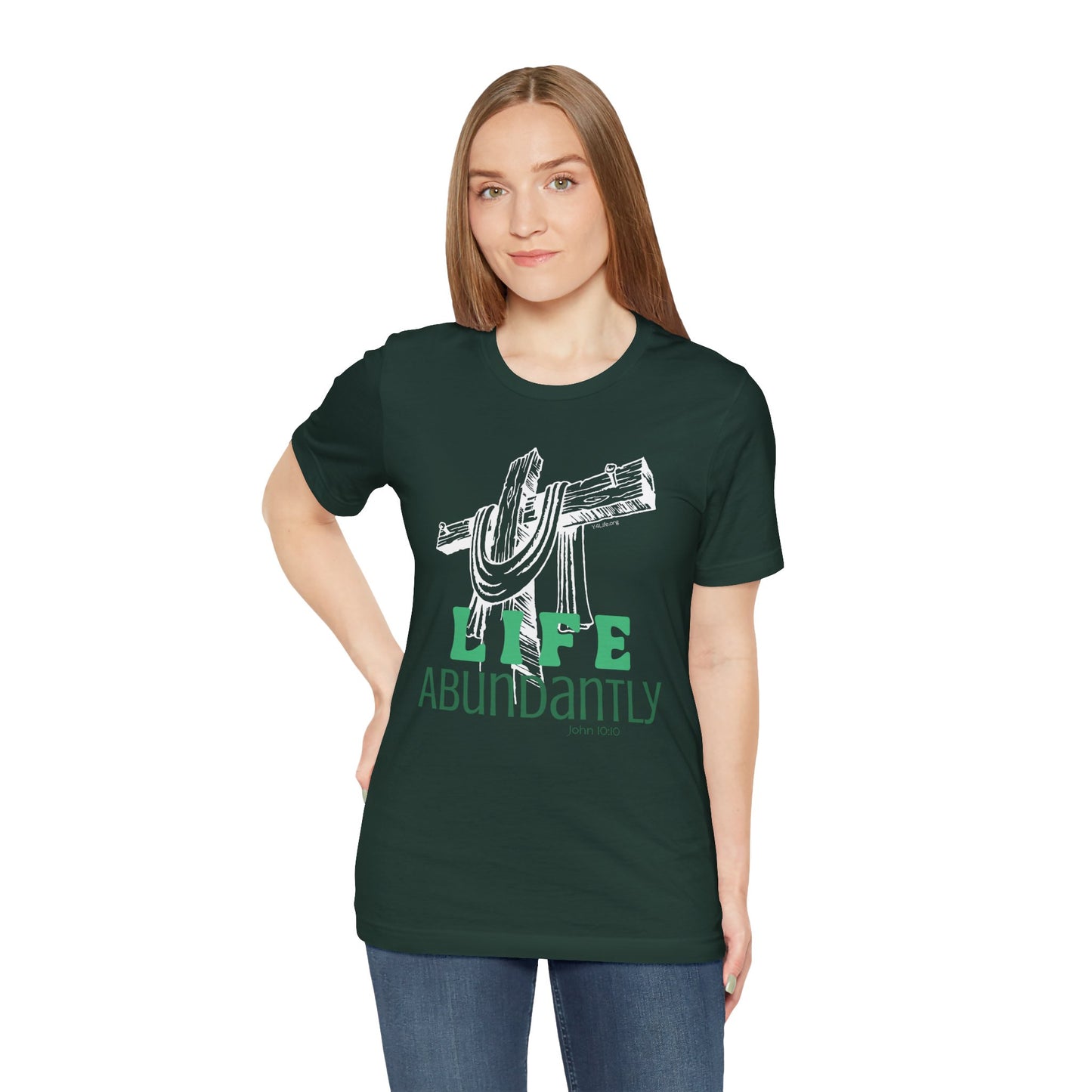 Life Abundantly Monochrome Short Sleeve Tee