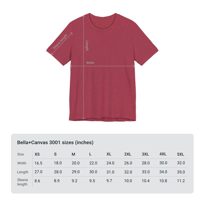 "Family Matters" (white print) Unisex Jersey Short Sleeve Tee