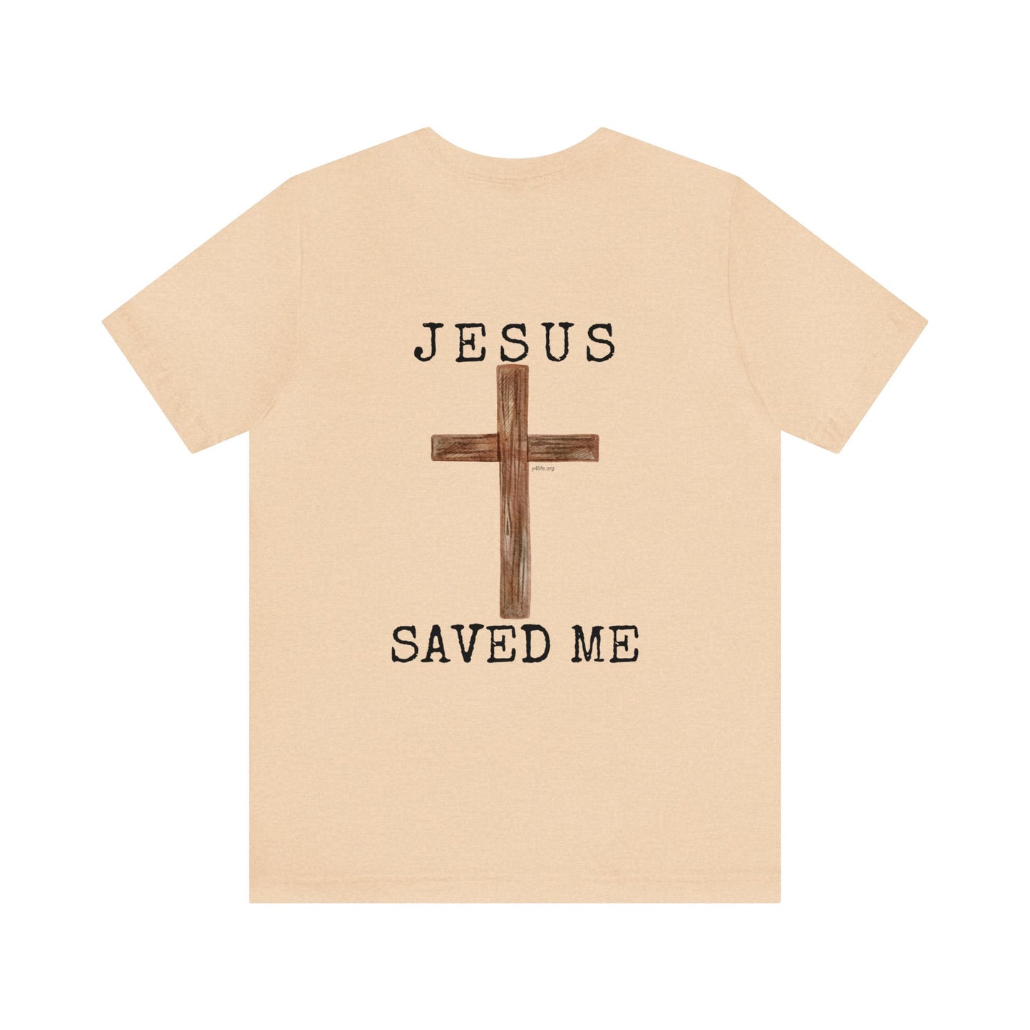 Jesus Saved Me Unisex Jersey Short Sleeve Tee
