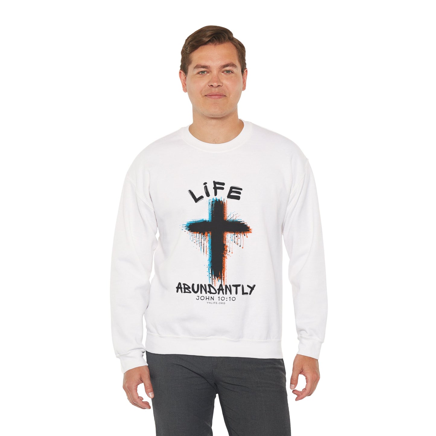 Life Abundantly Multicolor Crewneck Sweatshirt
