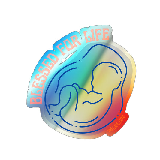 Blessed For Life Holographic Stickers