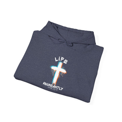 Life Abundantly Multicolor Hooded Sweatshirt