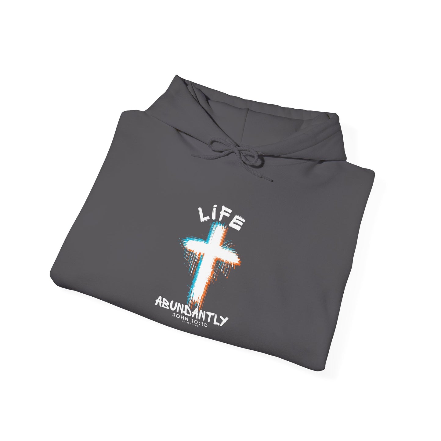 Life Abundantly Multicolor Hooded Sweatshirt