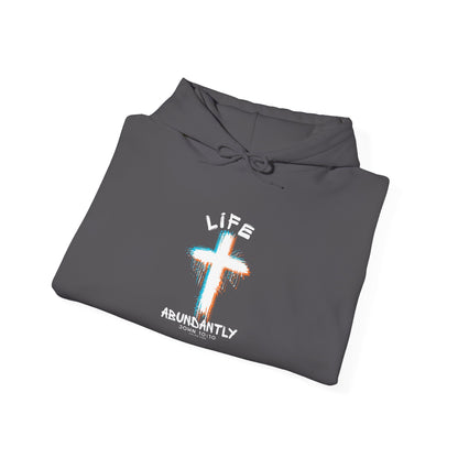 Life Abundantly Multicolor Hooded Sweatshirt