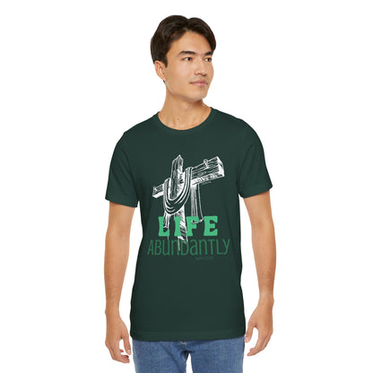Life Abundantly Monochrome Short Sleeve Tee