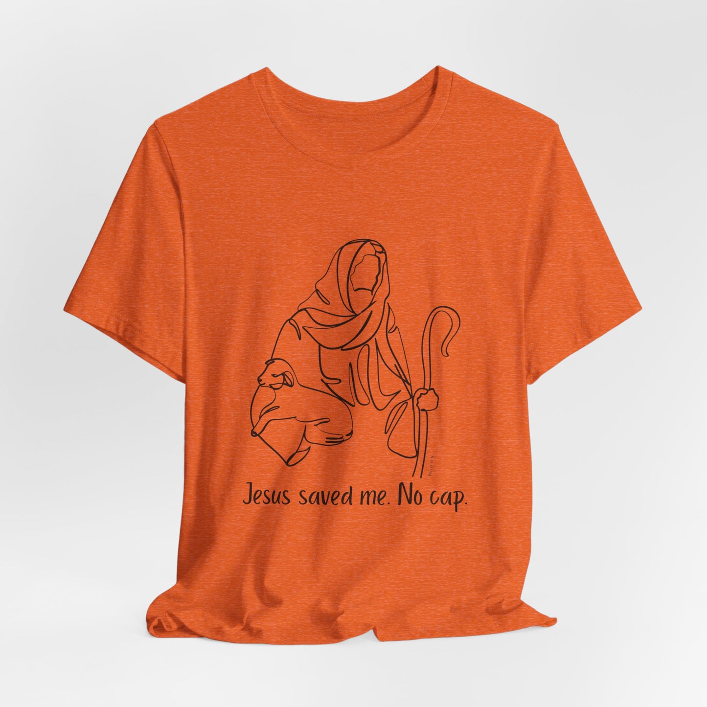 "Jesus Saved Me" Unisex Jersey Short Sleeve Tee