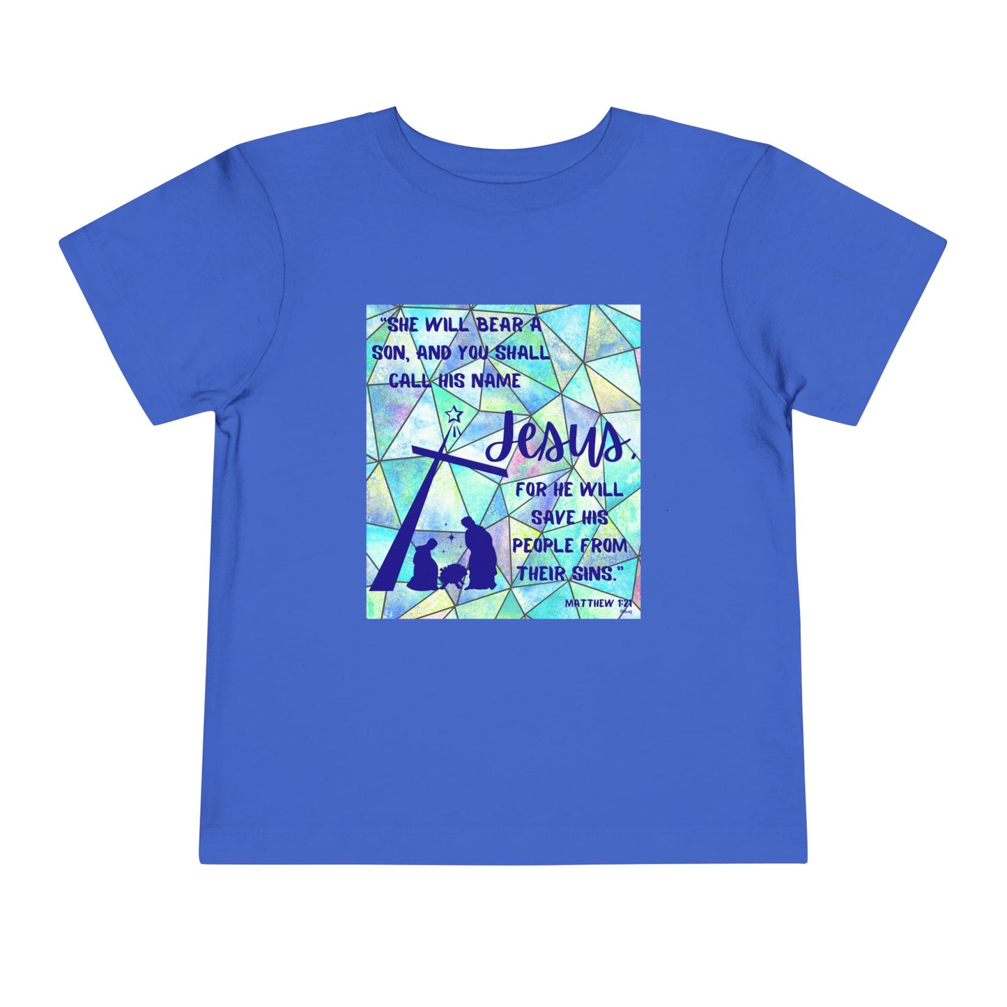 Matthew 1:21 Toddler Short Sleeve Tee