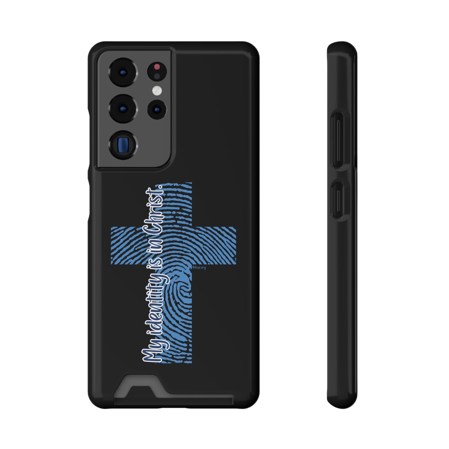 "My Identity is in Christ" Phone Case With Card Holder