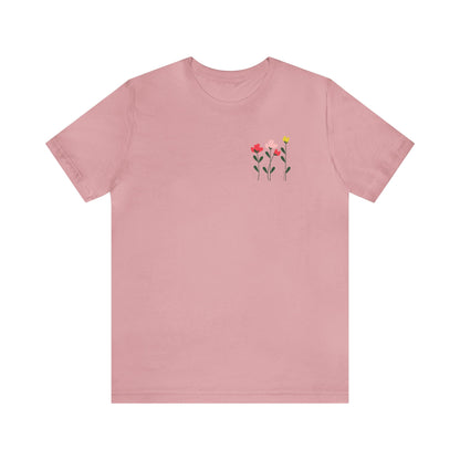 Floral Made 4 Life Unisex Jersey Short Sleeve Tee