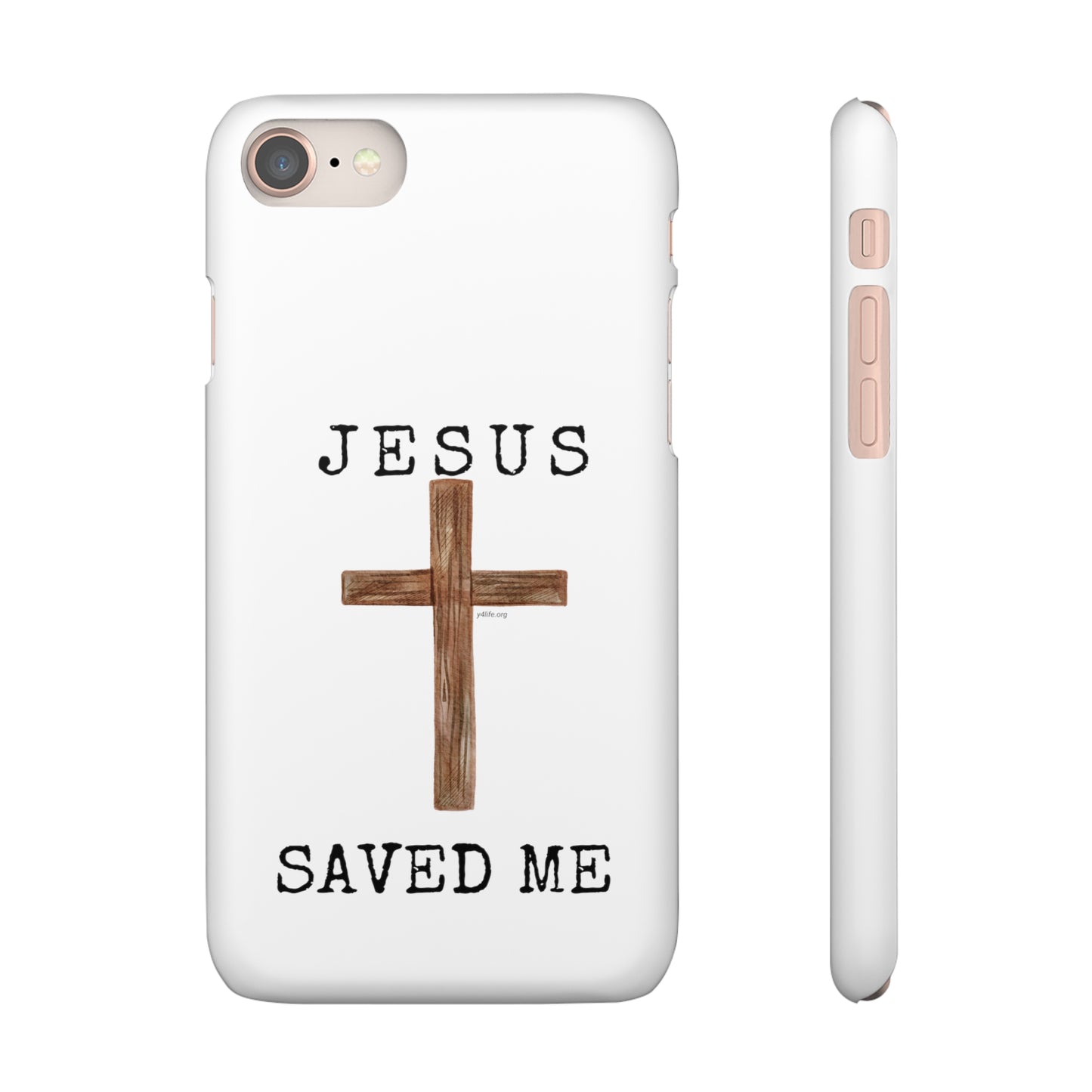 Jesus Saved Me Snap Cases