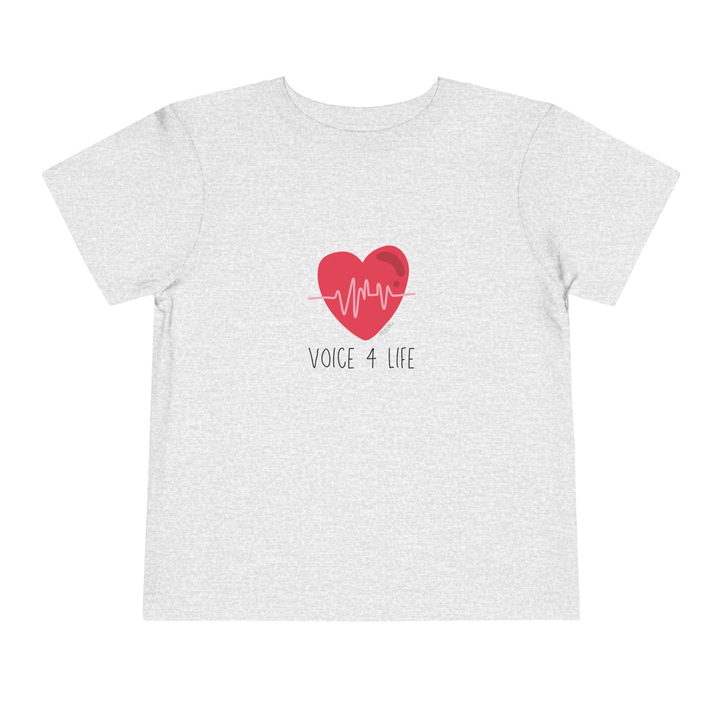 Voice 4 Life (Heartbeat) Toddler Short Sleeve Tee