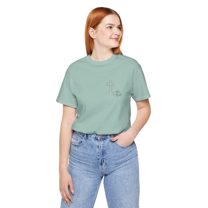 That They May Have Life Unisex Jersey Short Sleeve Tee