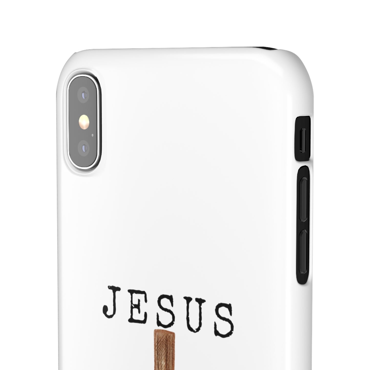 Jesus Saved Me Snap Cases