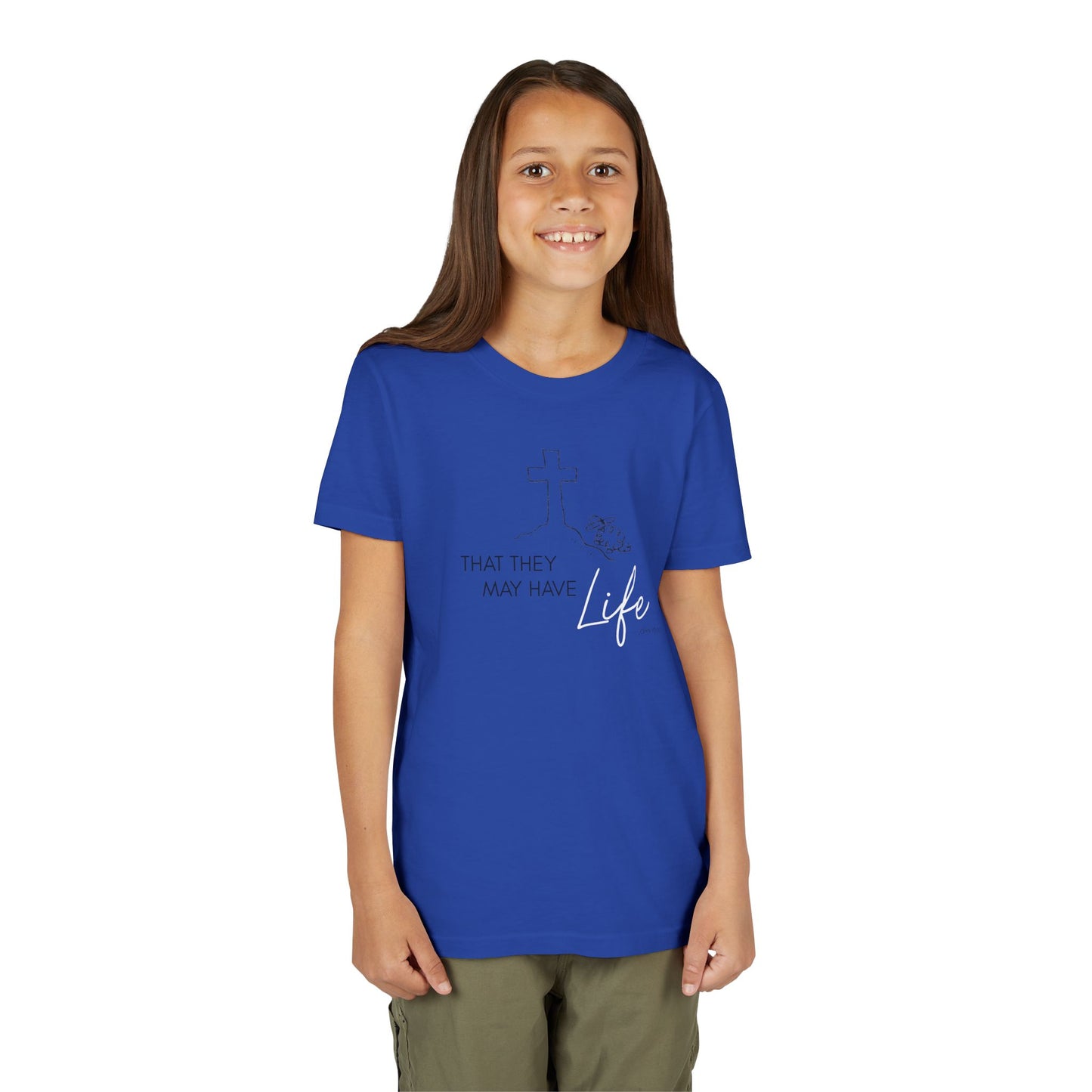 That They May Have Life Youth Short Sleeve Tee