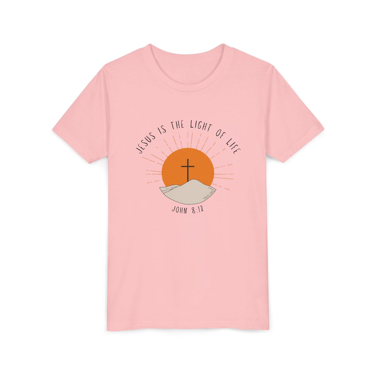 John 8:12 Youth Short Sleeve Tee