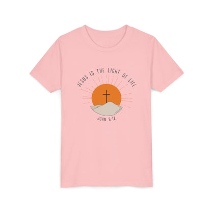 John 8:12 Youth Short Sleeve Tee