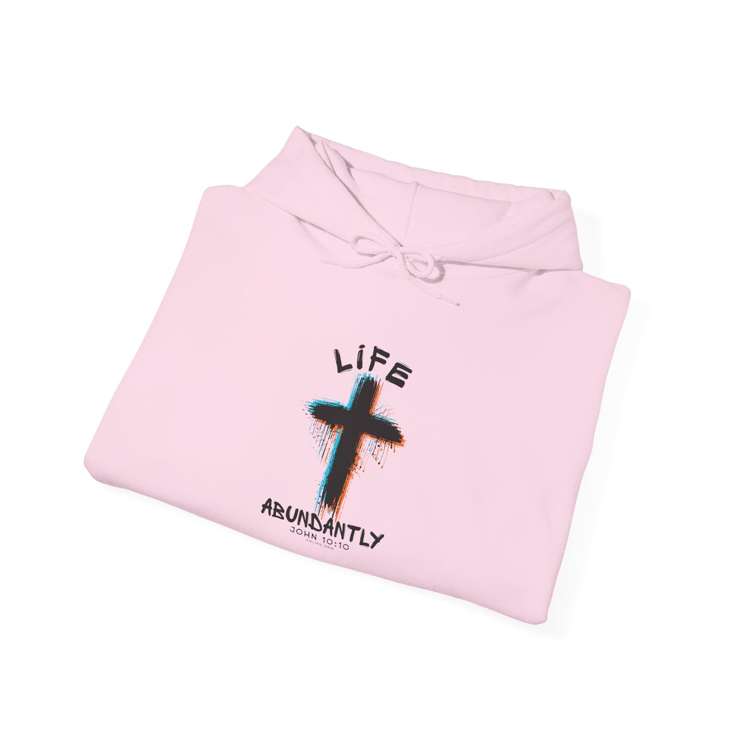 Life Abundantly Multicolor Hooded Sweatshirt