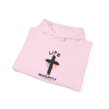 Life Abundantly Multicolor Hooded Sweatshirt